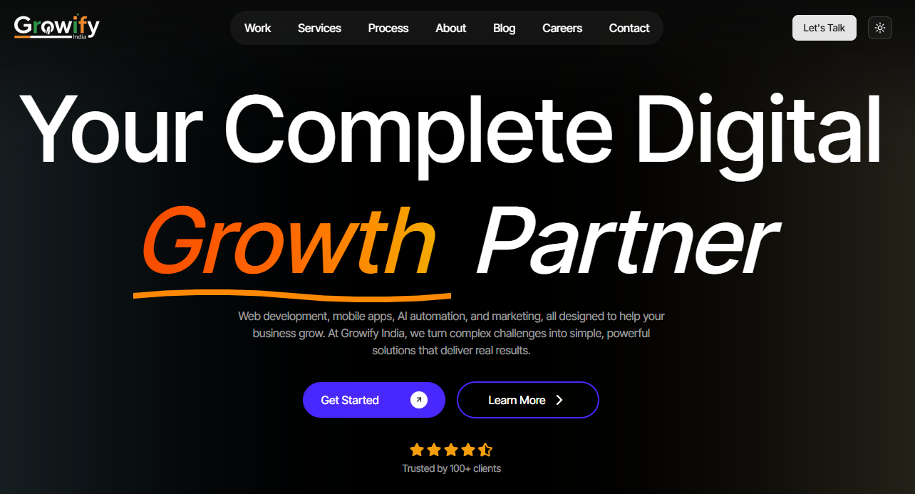 Growify India - Website Development & Digital Solutions